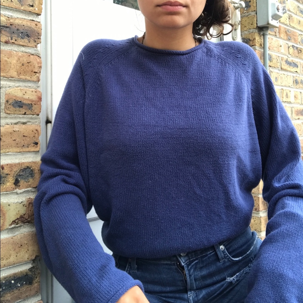 Vintage blue sweater